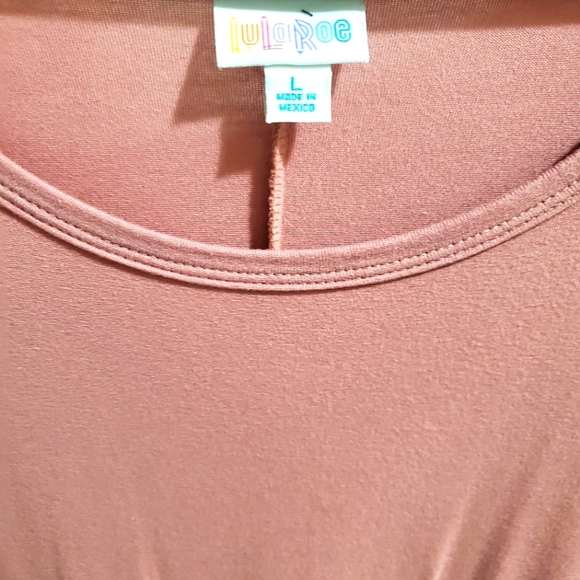 Pink Lula Roe pink dress - Picture 4 of 5